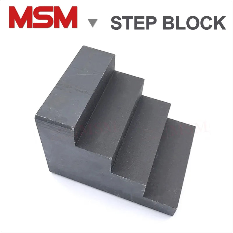 1 PC Carbon Steel Isometric Step Block Ladder-shaped Press Block For CNC Lathe Mold's Height Adjusting