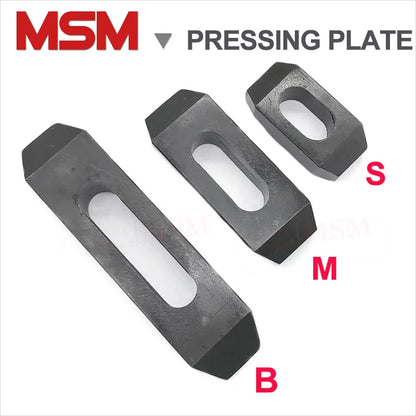 1 Pc MSM 10.9 Level High Quality Single/Double Direction Mould Pressing Plate M10/12/16/20/24 Small Middle Big Size CNC Lathe Pu