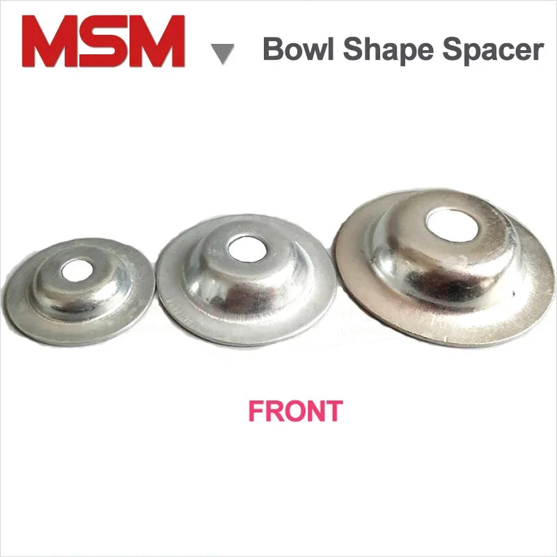 10/4 Pcs Stainless Steel Bowl Shape Spacer Conical Washer Hat Gasket For Furniture Adjusting Stand Wooden Spool M5/6/8/10/12/14/