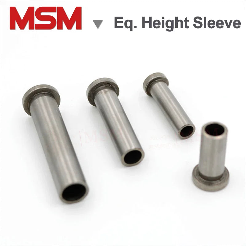 10 Pcs Equal Height Sleeves For Mold Stripper Plate Spool CSR Shoulder Bushing Inner Diameter 6/8/10mm Shoulder Screw Bushing Sl