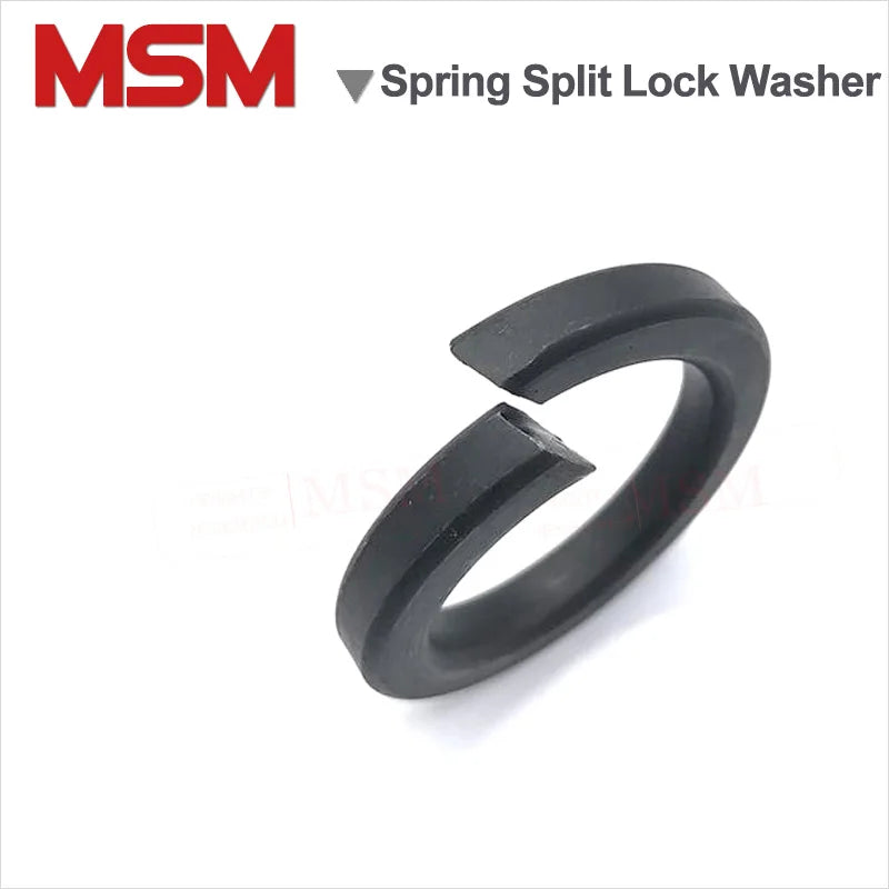 100/50/20/10 Pcs High Quality Carbon Steel Single Coil Spring Split Lock Washer Elastic Gasket M4/5/6/8/10/12/14/16/18/20/22/24/