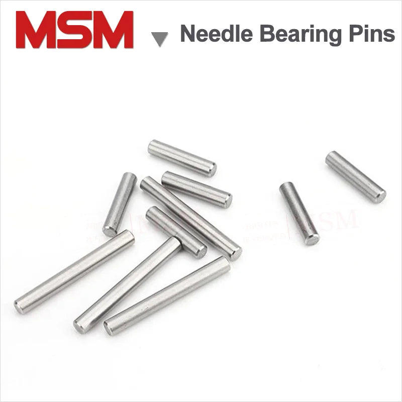 100PCS Stainless Steel Dia.1.5 mm Cylindrical Pin Locating Dowel Needle Bearing Pin Rollers Transmission Shaft Drive Axle 4-25mm
