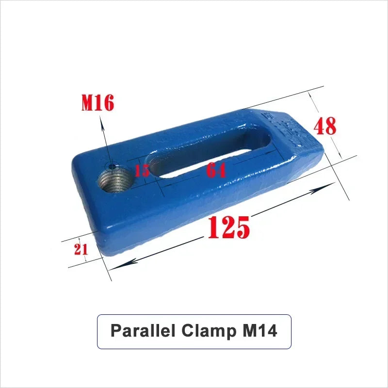 1set MSM Parallel Platen M12 M14 M16 M18 CNC Milling Injection Molding Die Puching Machine Hardening Pressplate Adjustable Clamp