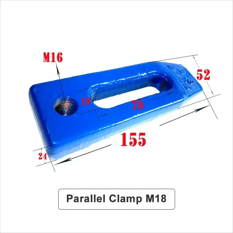 1set MSM Parallel Platen M12 M14 M16 M18 CNC Milling Injection Molding Die Puching Machine Hardening Pressplate Adjustable Clamp