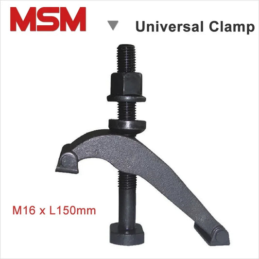 1set MSM Universal Pressplate M16 Injection Molding Punching Milling Machines Adjustable Mold Platen Fixture Iron Arched Clamp
