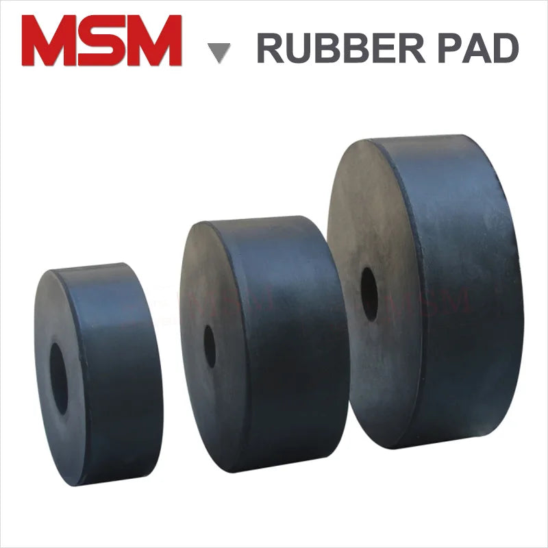 2/10 Pcs High Elasticity Wear-resistant Rubber Shock Pads Seal Flat Gasket OD20~80mm Equipment Shock Absorption Noise Reduction