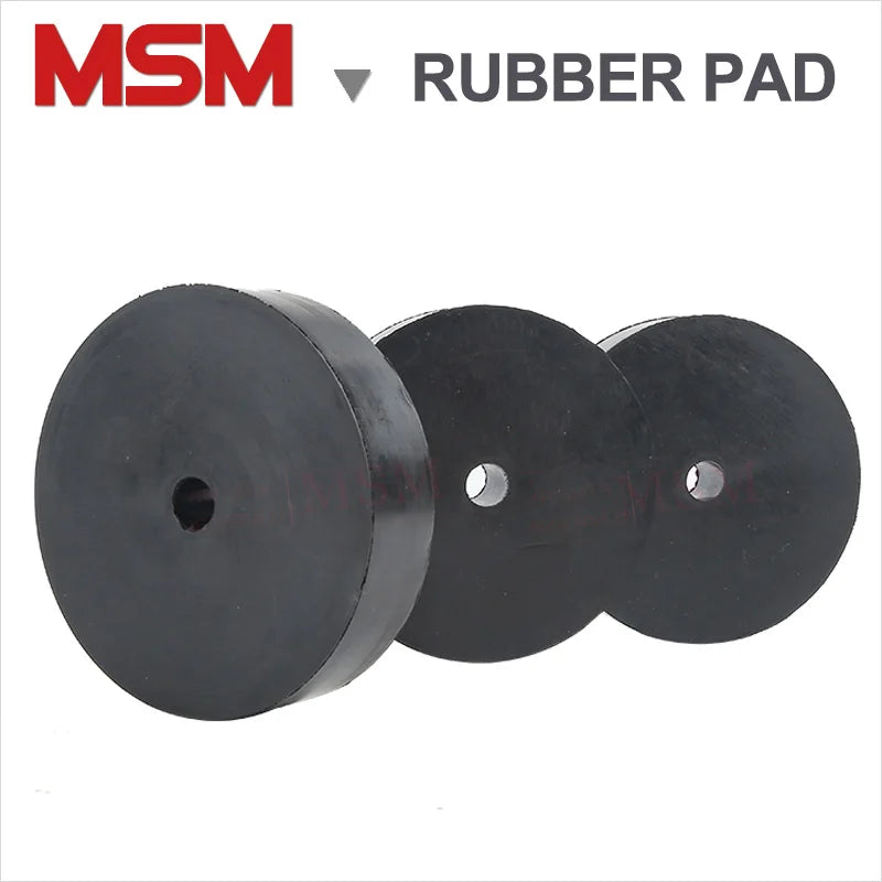 2/10 Pcs High Elasticity Wear-resistant Rubber Shock Pads Seal Flat Gasket OD20~80mm Equipment Shock Absorption Noise Reduction