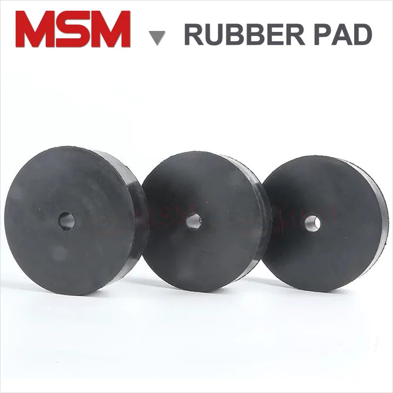 2/10 Pcs High Elasticity Wear-resistant Rubber Shock Pads Seal Flat Gasket OD20~80mm Equipment Shock Absorption Noise Reduction