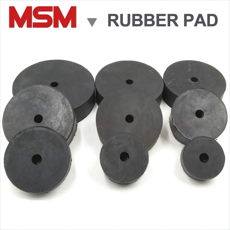 2/10 Pcs High Elasticity Wear-resistant Rubber Shock Pads Seal Flat Gasket OD20~80mm Equipment Shock Absorption Noise Reduction