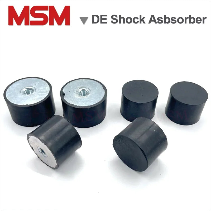 2PCS DE Rubber-Metal Style Female Thread Rubber Shock Absorbers Anti Vibration Isolator Damper Ø10-100mm M4~M16 Silentblock