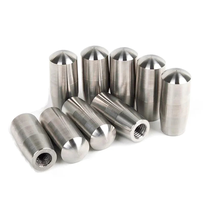 2pcs Stainless Steel Cylindrical Shape Handgrib Nuts M6 M8 M10 Cone Shape Nuts for Machine Tool Gribs Handle Nuts