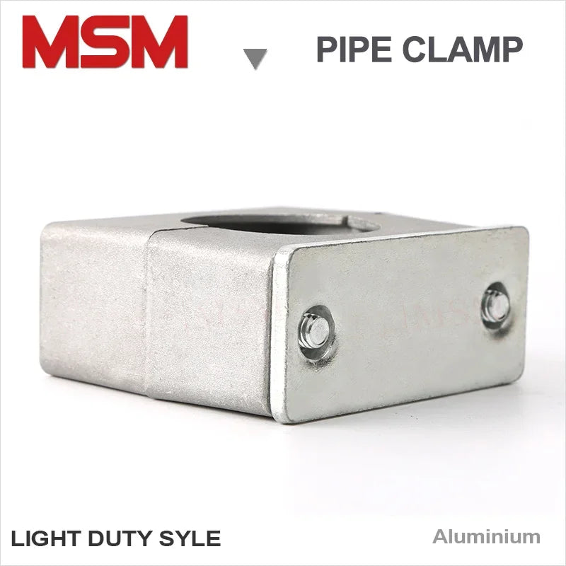 5pcs M16 Light Duty Aluminium Pipe Clamp High Temperature Resistance Tube Clamp