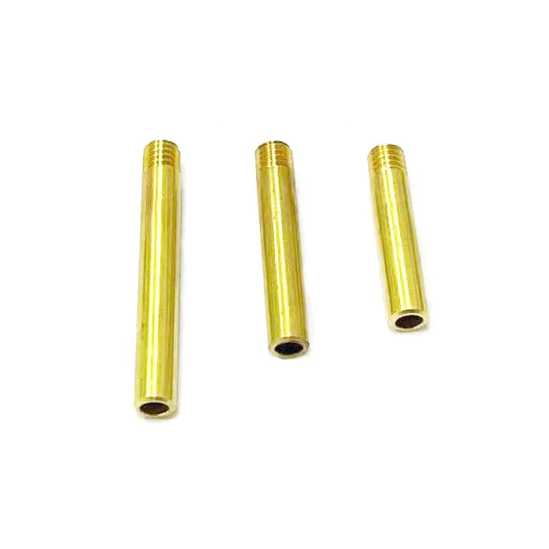 5pcs Brass Copper M6 Thread Hollow Tube/Pipe Straight/Bend  for CNC Sprayer  Spindle Cooling Nozzle Extension Pipe