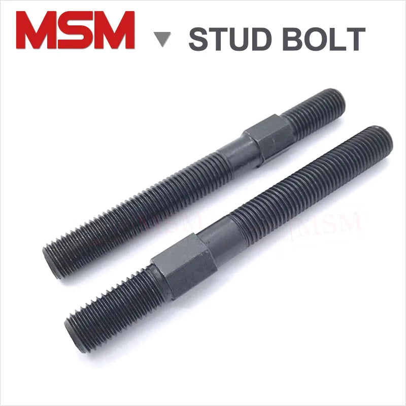 Carbon Steel Quench Double End Threaded Hexagon Screw Stud Bolt Dual Head Screw Injection Mold Pressure Plate Bolt M16/20/24/30