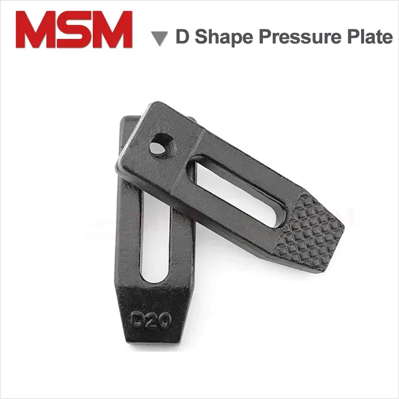 D Shape Carbon Steel Quenching Harden Parallel Platen Punching/Injection Machine Pressure Plate Mold Clamp M12 M14 M16 M18 M20