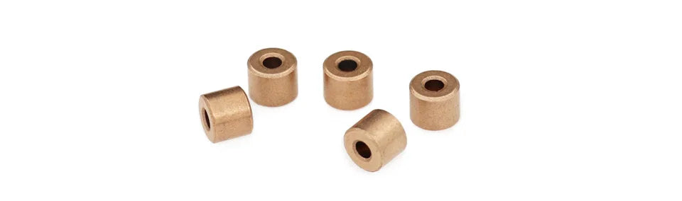 10pcs MSM Copper Sleeve 2x5x4/2x5x4.2/2x5x9.5mm Porous Bearings Tin Bronze Base Powder Metallurgy Oil Bushings Mini Guide Sleeve