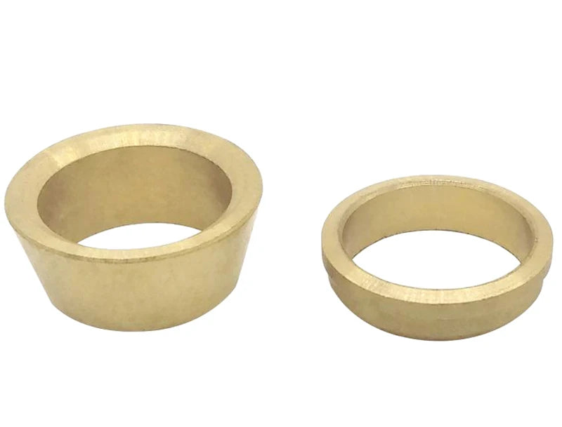 5 PCS Copper Double Ferrule For Compression Union Connector 3/4/6/8/10/12/14/16/18/20/22mm Compression Brass Sleeve Ferrule