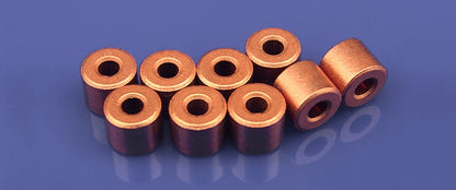 10pcs MSM Shaft Sleeve 2.3mm (2.3x6x5) Porous Bearing Iron Copper Base Powder Metallurgic Guide Sleeve Mini Bearing Oil Bushing