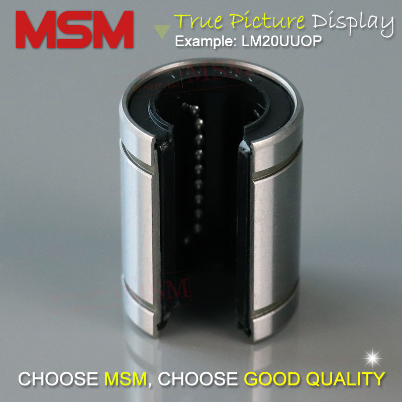 Linear Bearings LM12UUOP LM16UUOP LM20UUOP LM25UUOP LM30UUOP LM35UUOP