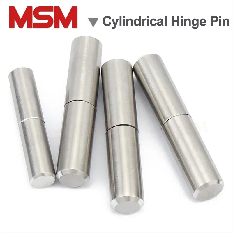 Stainless Steel Male to Female Hinge Pin Cylindrical Door Shaft Heavy-duty Weld-on Hinge Home Gate Door Window Part Dia 6~30mm