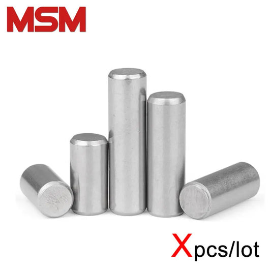 Xpcs/lot Diameter 3mm 4mm Solid Parallel Pins Chamfered 304 Stainless Steel Locating Positioning Dowel Pin GB119