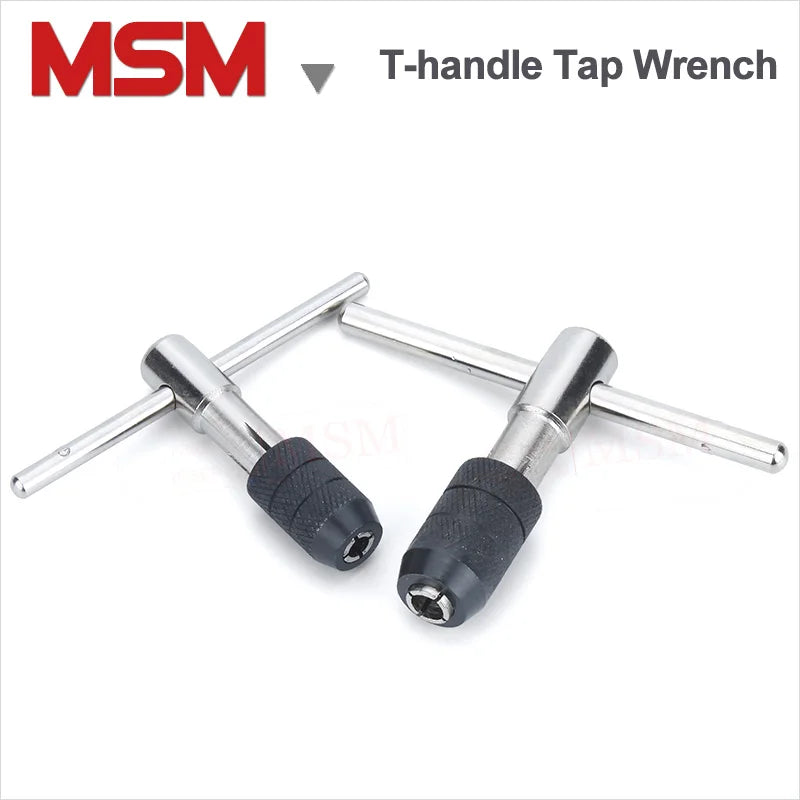 Msm Hand 1 Pc MSM Adjustable T-handle Tap Wrench Taps Holder For Hand Usage M3 ...