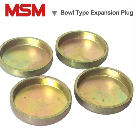 10/5 Pcs Metal Bowl Type Expansion Plug Thicken Push-in Caps Sealing Washer 8mm~78mm For Car Truck Tractor Engine Water Block