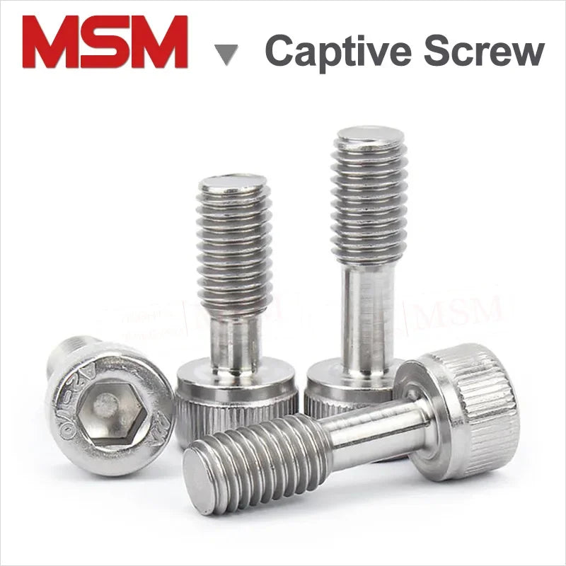 Scre Bolt 10/6 Pcs Stainless Steel Hexagon Socket Short Head Reduced Shanke Scre ...