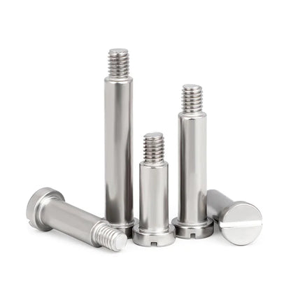 10 Pcs Stainless Steel Slotted Cheese Head Screws With Shoulder Slotted Plug Roller Bearing  Shoulder Screw M2 M2.5 M3/4/5 GB830