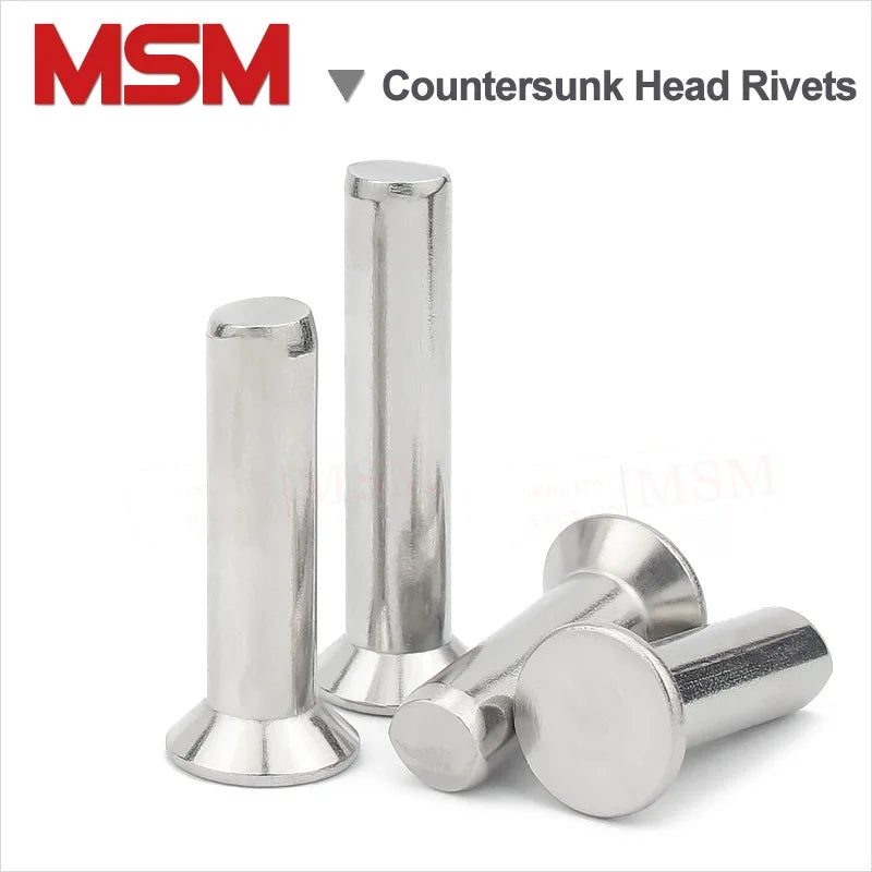 M5 Ss Rivet 100/50/20 Pcs Stainless Steel Countersunk Head Rivets M3 M4 M5 M6 Soli ...
