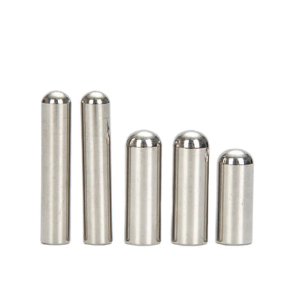100pcs Diameter 0.6mm to 2mm Solid Round Head Cylindrical Pin 304 Stainless Steel Positioning Dowel Shaft Fixed Parallel Pins