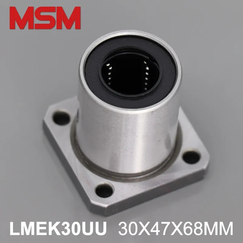 Lmk30 MSM LMEK30UU 30x47x68mm Square Flange Linear Bearing – MSM Store