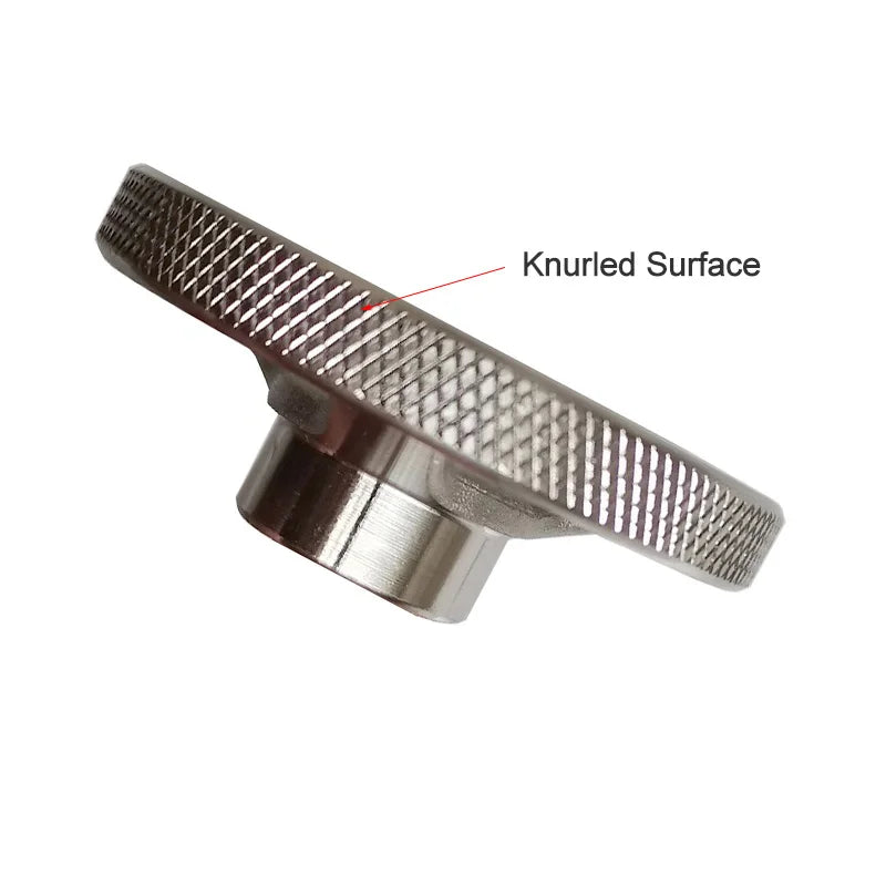 Keystone Handwheel MSM Knurled Handwheel with Keyway Stainless Steel Three Spokes – MSM Store