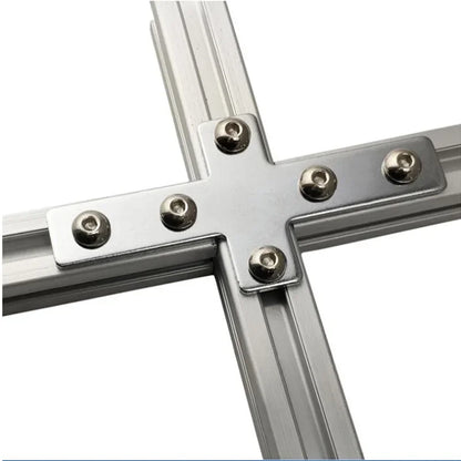 2/4 PCS L T Cross Shape Joint Board Connecting Plate Corner Bracket for 2020 3030 4040 4545 Series Aluminum Extrusion Profile
