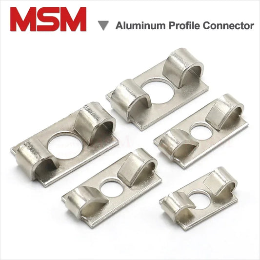 20/50/100pcs/lot M6 M8 M12 EU Elastic Connector Fastener 20 30 40 45 Series Aluminum Profile Built-in/Joint/Fitting Fastener