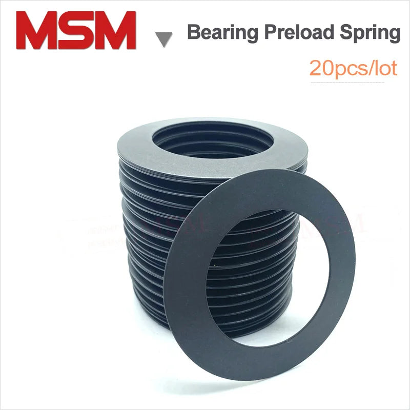 Small Spring Preload 20Pcs Bearing Preload Spring Spindle Clearance Compression Spring Wash ...