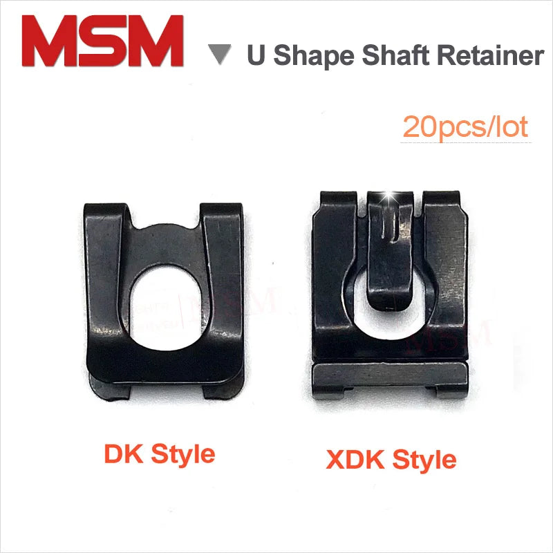 20pcs/lot 65Mn Steel U Shape Shaft Retainer Elastic Retainning Clip Fo ...