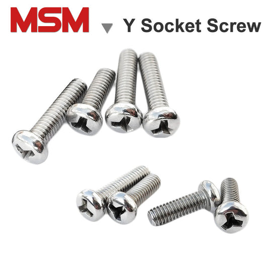 Stainless steel pan head Y socket screws