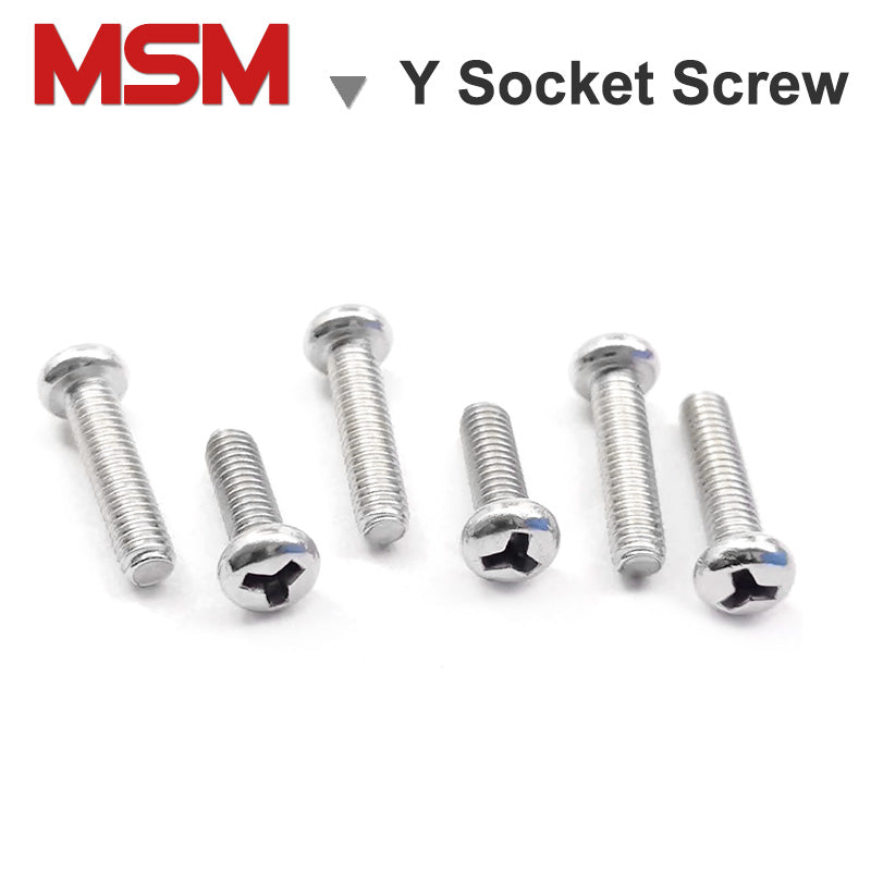 Stainless steel pan head Y socket screws