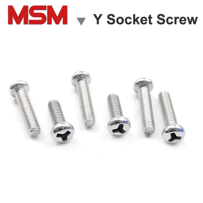 Stainless steel pan head Y socket screws
