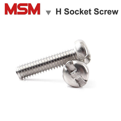 Stainless steel pan head H socket screws