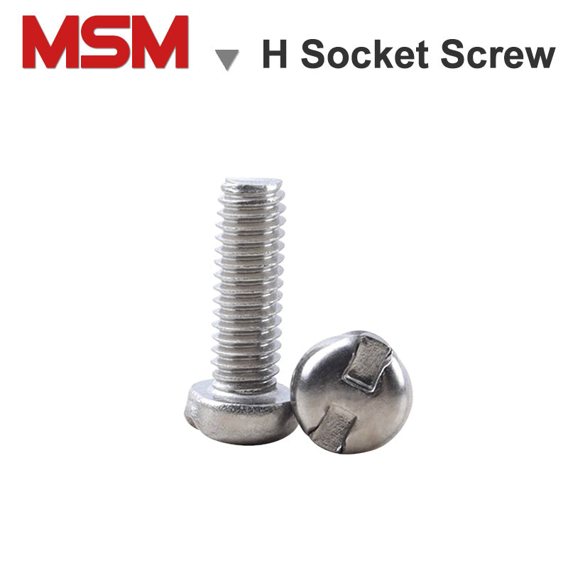 Stainless steel pan head H socket screws