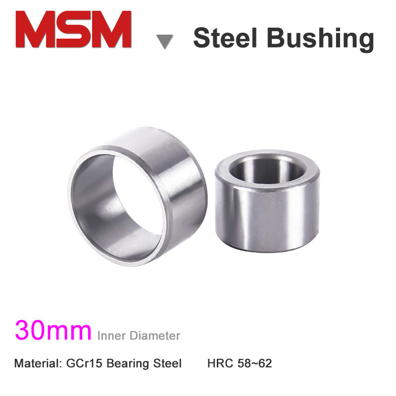 Inner Diameter 30mm Steel Bushings ID 30mm Shaft Sleeve Wear-resistant Sleeve Guide Sleeve Spacer Jig Bushes Drill bushing 