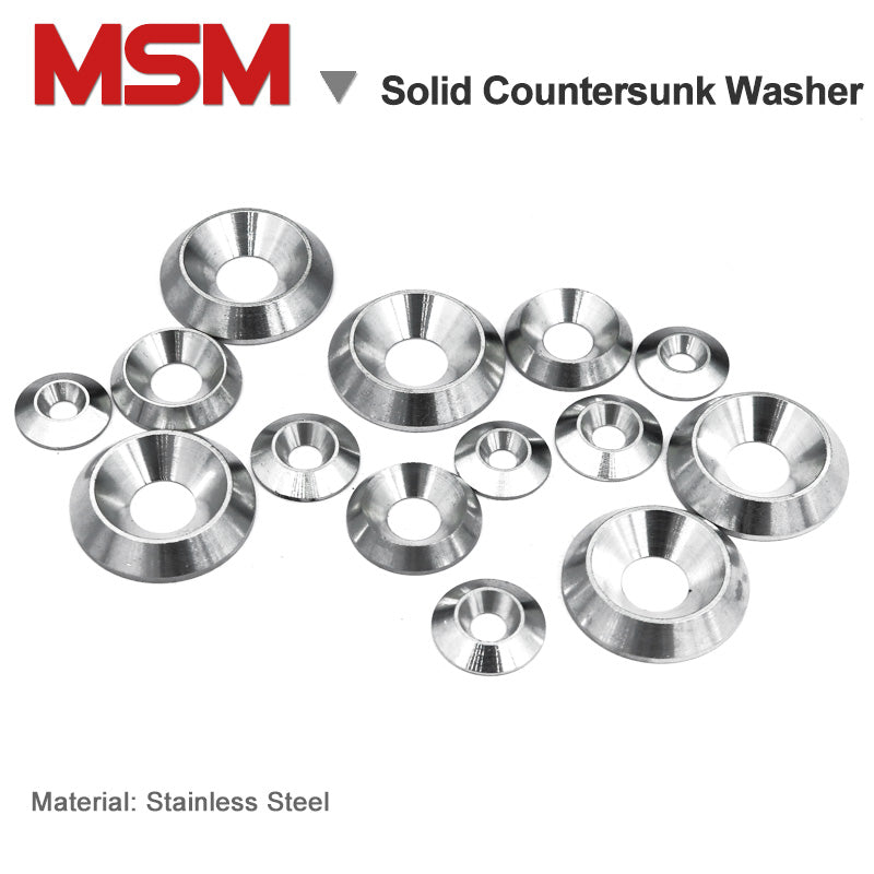 Stainless Steel Cone Shape Solid Countersunk Washers