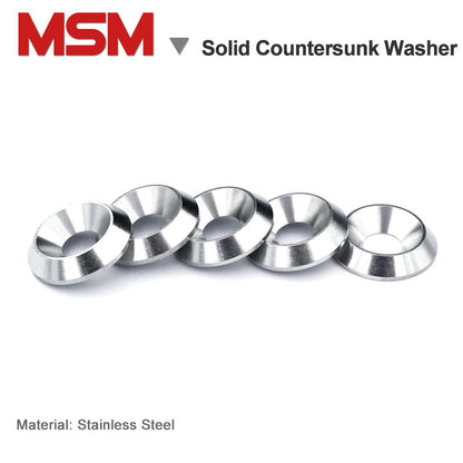 Stainless Steel Cone Shape Solid Countersunk Washers