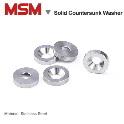 Stainless Steel Flat Cylindrical Shape Solid Countersunk Washers