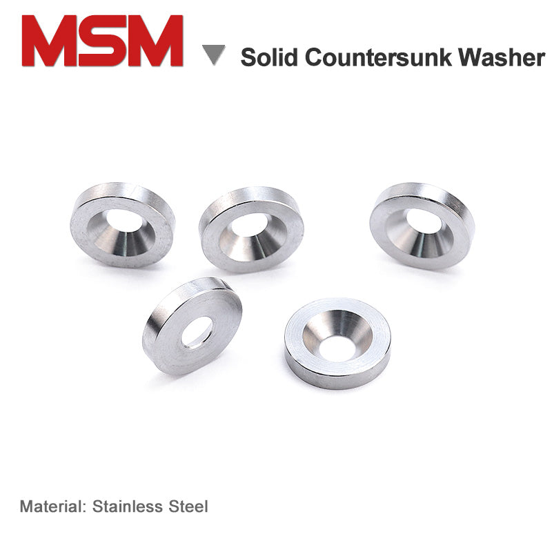 Stainless Steel Flat Cylindrical Shape Solid Countersunk Washers