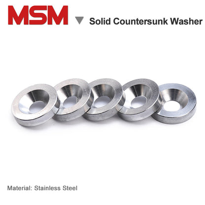 Stainless Steel Flat Cylindrical Shape Solid Countersunk Washers