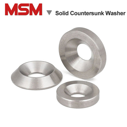 Stainless Steel  Countersunk Solid Cup Finishing Washer