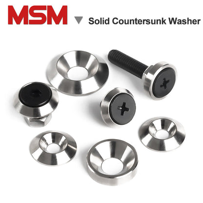 Stainless Steel  Countersunk Solid Cup Finishing Washer